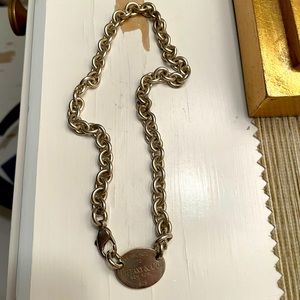 Tiffany and Co. tag chain necklace